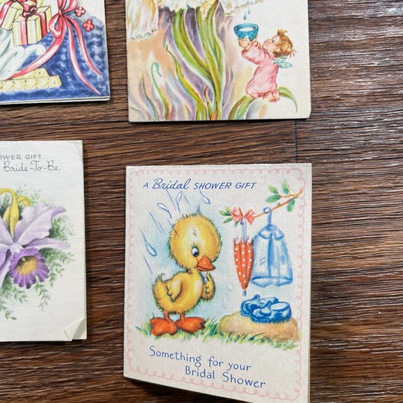 Lot of Kitsch Shower Cards and Wedding Cards - Picture 2 of 13